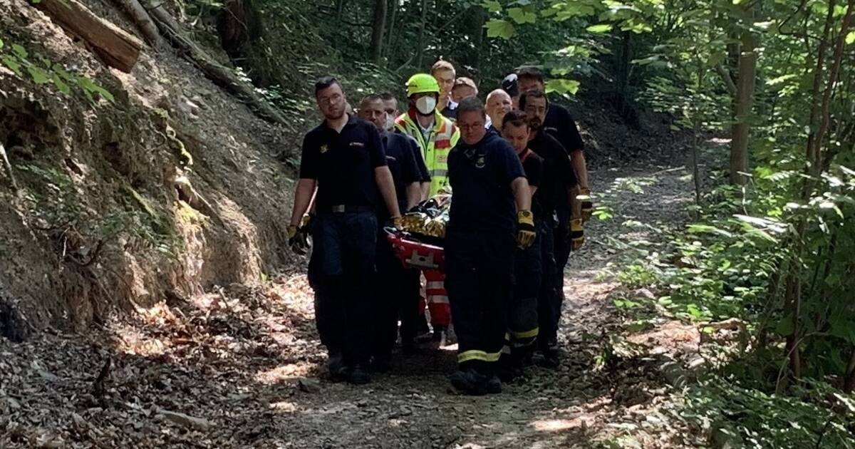 Schriesheim Bergsteiger stürzt im Steinbruch aus zehn Metern ab