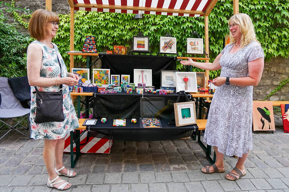 Künstlermarkt Montmartre Flair in Bad Wimpfen Startseite rnz de