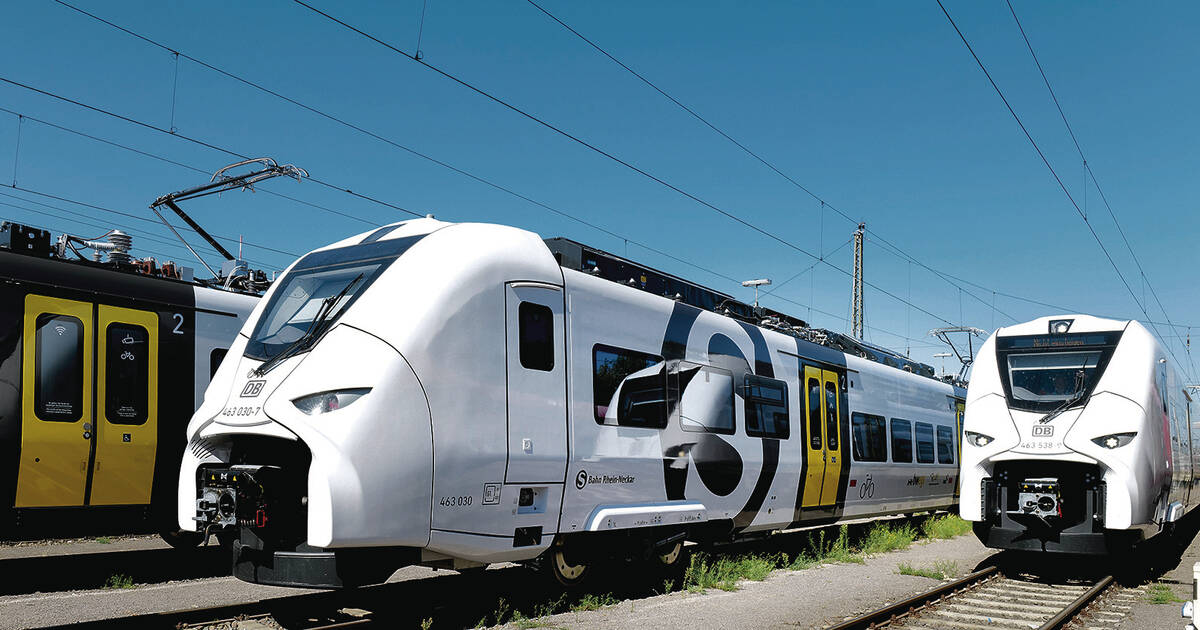 Region Heidelberg Neue Züge der SBahnLinien 5 und 51