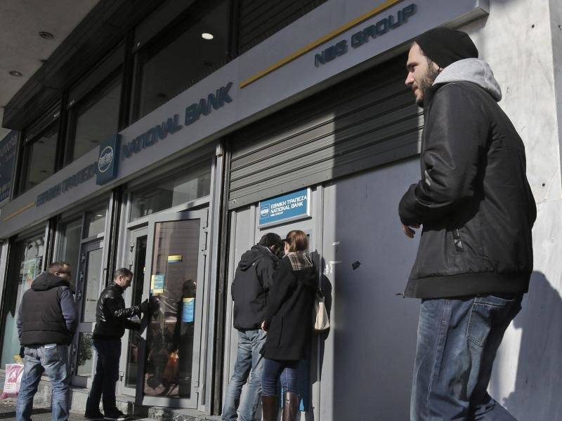 Griechische Banken Beantragen Liquiditatshilfe Wirtschaft Uberregional Rnz