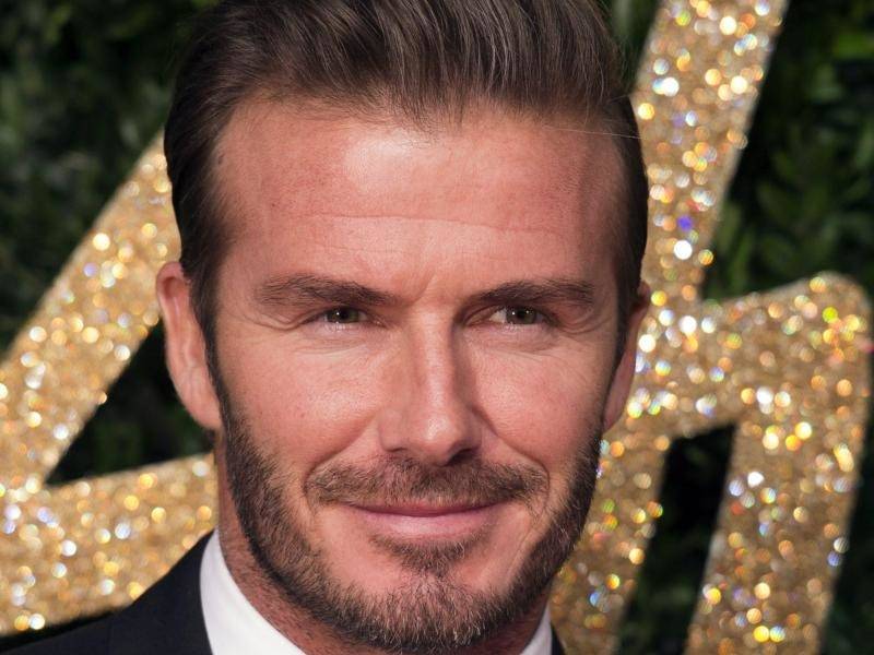 Frühstückmachen ist für David Beckham herausfordernd ...