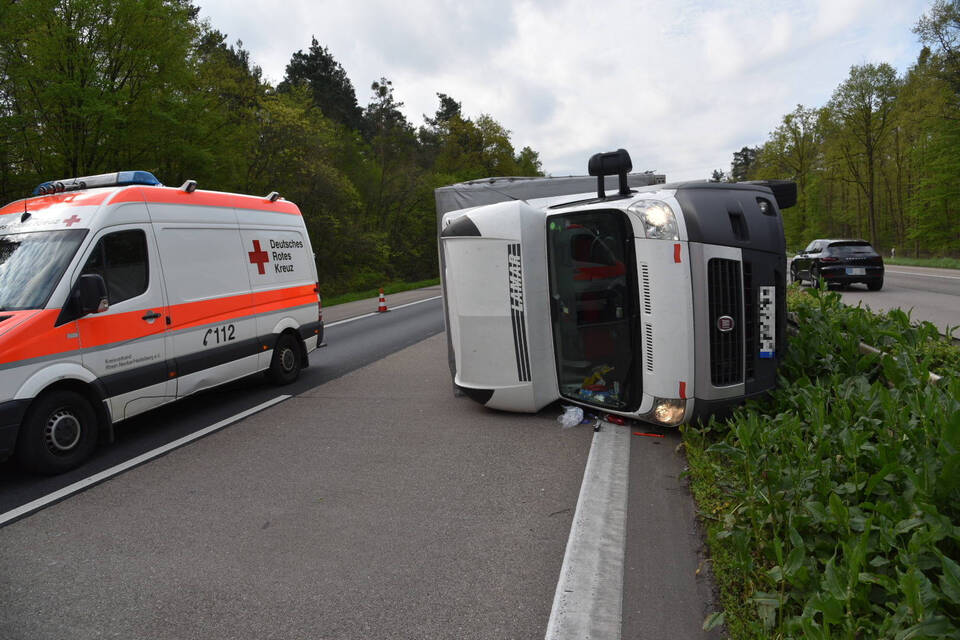 A 5 Bei Walldorf/Wiesloch: Unfall Mit Zwei Leichtverletzten ...