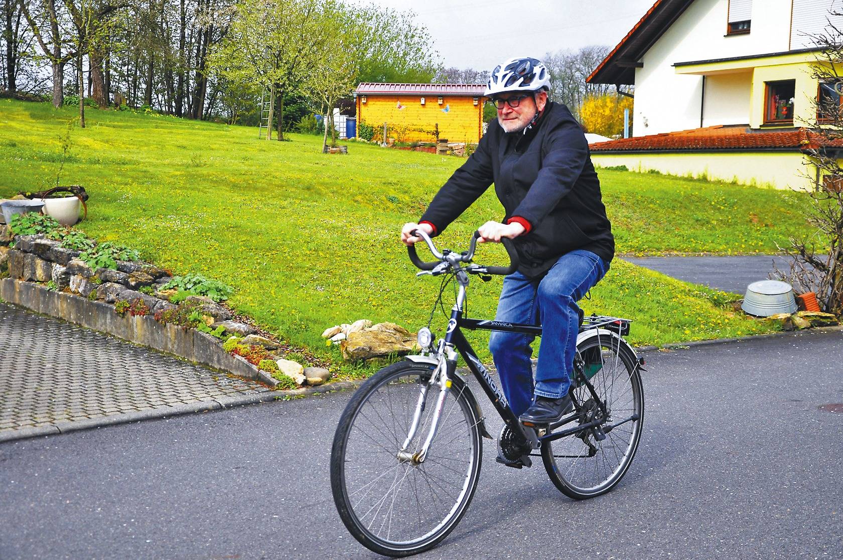 Fahrrad Fährt Schwer