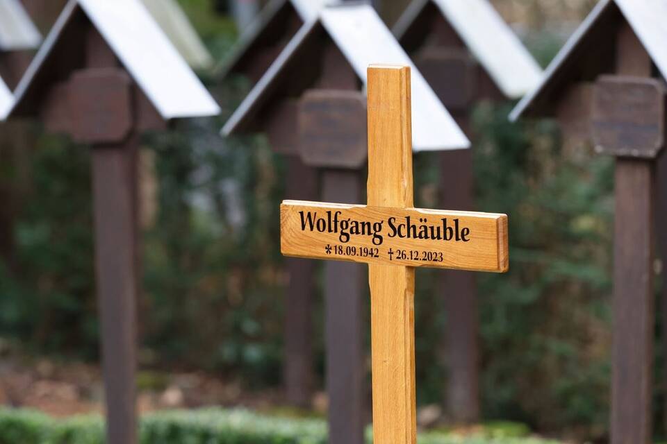 Grab von Wolfgang Schäuble