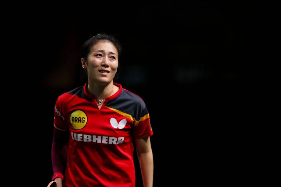 Tischtennis-Spielerin Han Ying