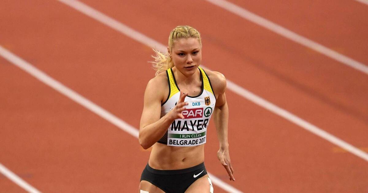 Leichtathletin Lisa Mayer trainiert beim MTG Mannheim: 