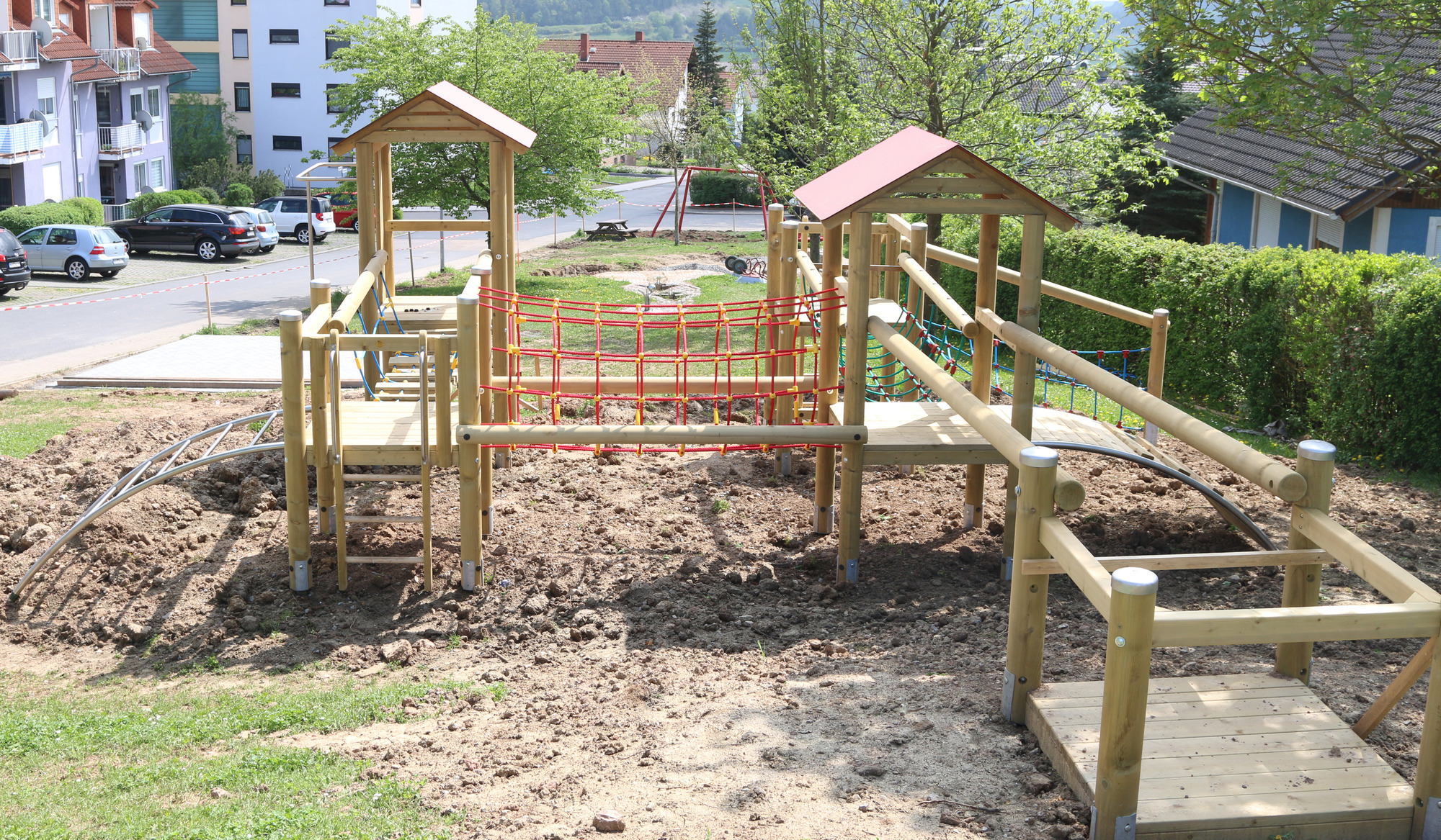 Hardheim Neuer Spielplatz Nimmt Dank Eltern Form An Buchen Rnz