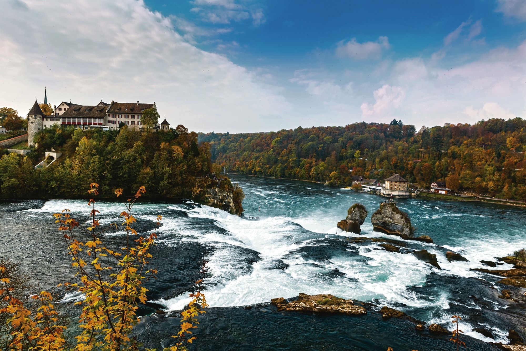 Naturschauspiel Was Fur Ein Rheinfall Reise Rnz