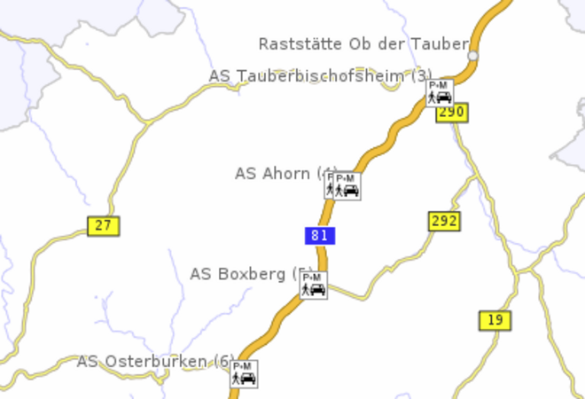 Autobahn bei Boxberg: Parkplatz an der A81 wurde ausgebaut - Buchen - RNZ