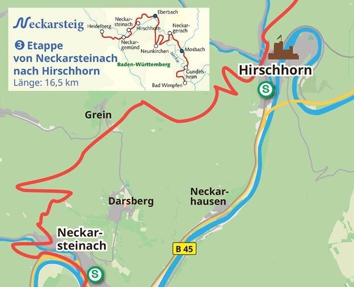 Wanderwege - Teil 3: Wir wandern entlang des Neckarsteigs - Reise - RNZ