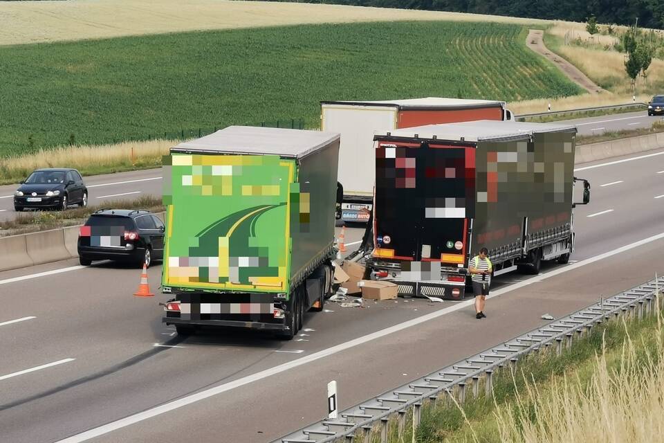 A Bei Kirchardt Kilometer Stau Nach Mehreren Unf Llen Update Sinsheim Kraichgau