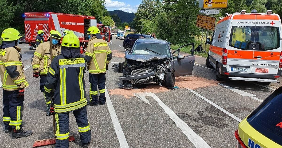 B45 Bei Bammental: Drei Verletzte Bei Schwerem Unfall (Update ...