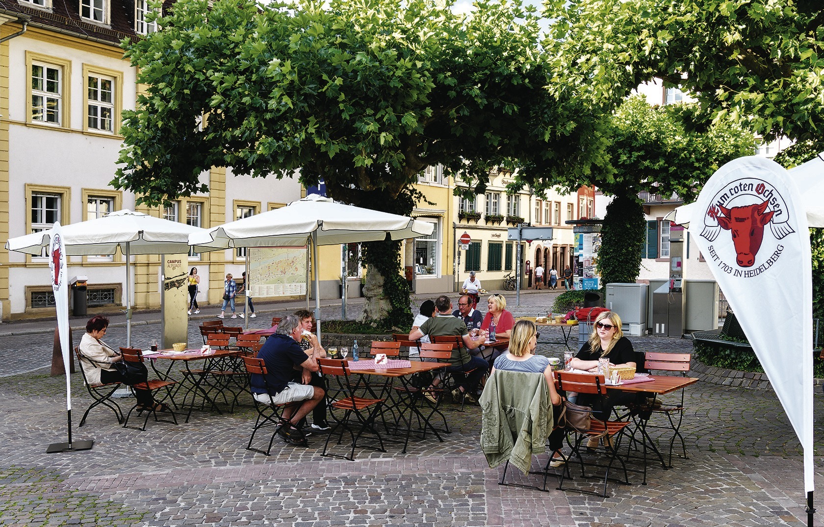 Gastronomie Die Erweiterte Aussenbewirtschaftung Kommt In Heidelberg Gut An Nachrichten Aus Heidelberg Rnz